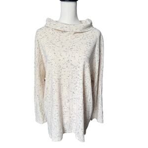 Talbots Outlet Long Sleeve Turtle Neck Cream Black Large